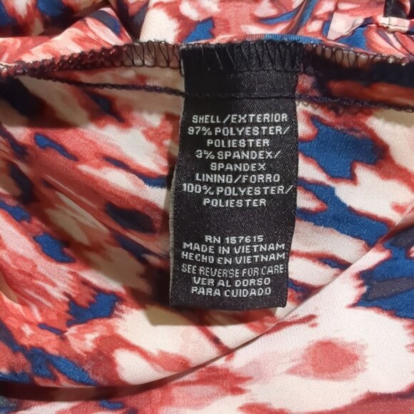 Chetta B Halter styled spaghetti strap Women's maxi summer geometric Dress sz L - Picture 9 of 14